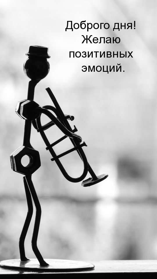 Доброго дня! Желаю позитивных эмоций.