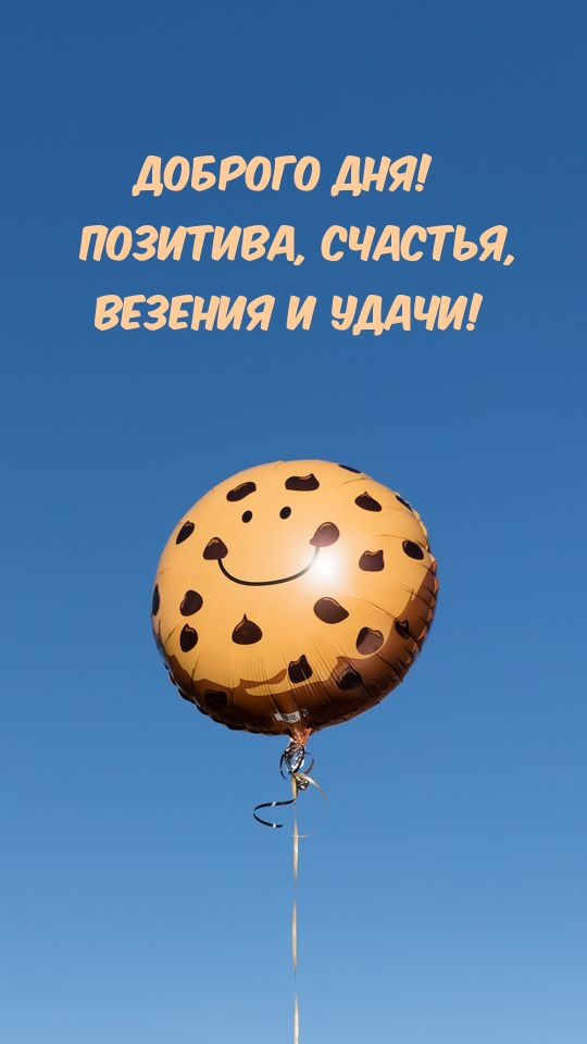 Доброго дня! Позитива, счастья, везения и удачи!