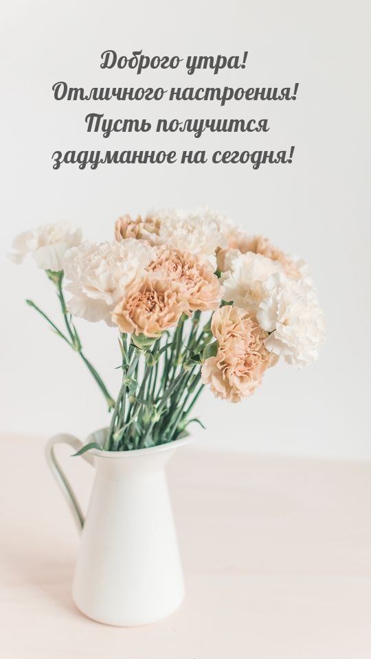 Доброго утра! Отличного настроения!
