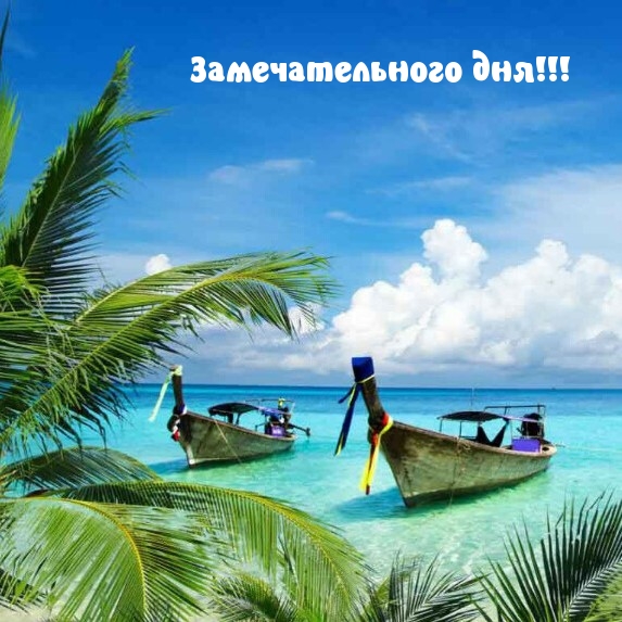 Замечательного дня!