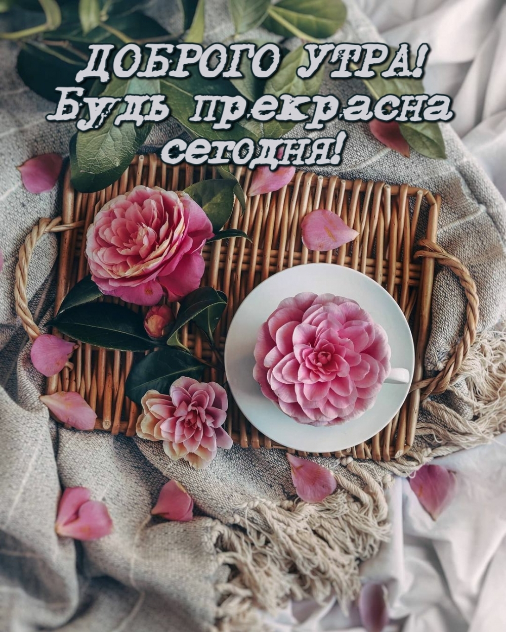 Пожелание доброго утра для девушки