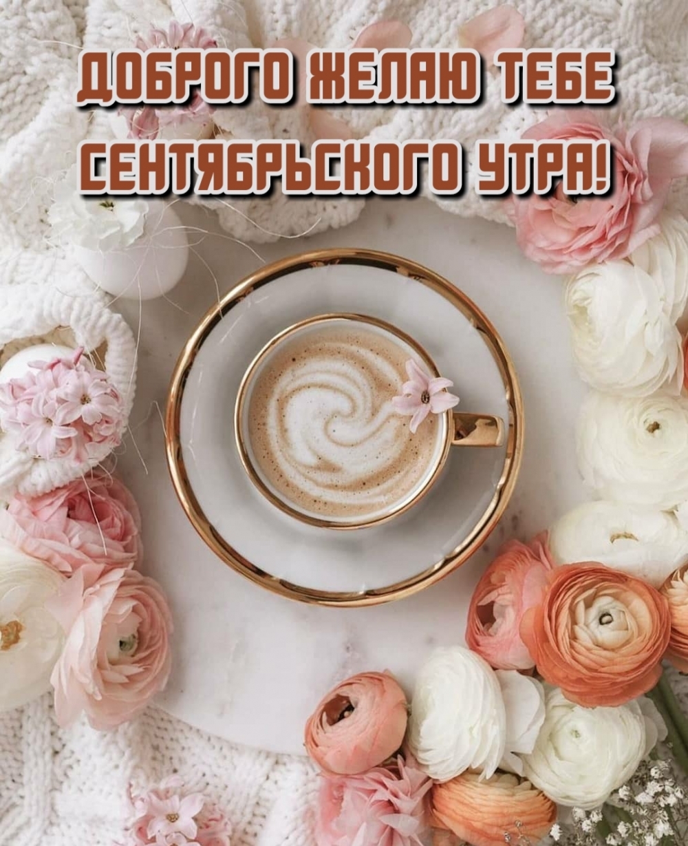 Доброго желаю тебе сентябрьского утра!
