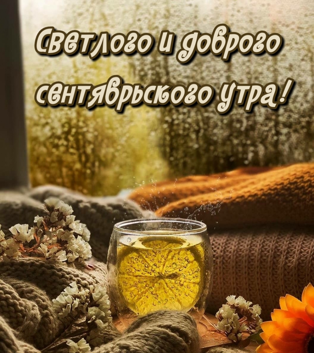Светлого и доброго сентябрьского утра!
