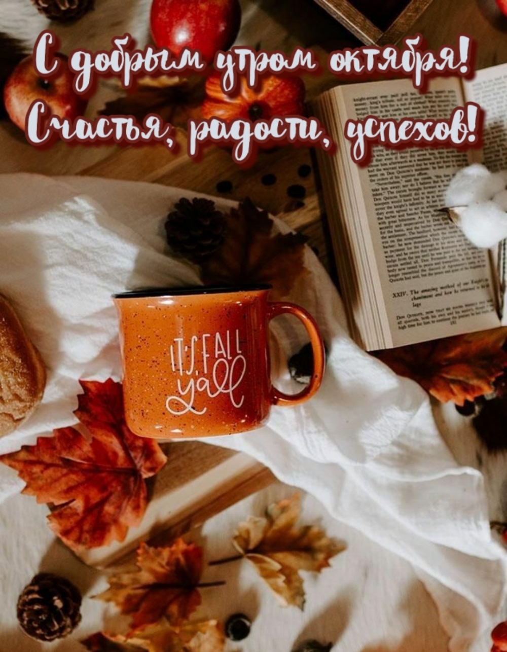 С добрым утром октября! Счастья, радости, успехов!