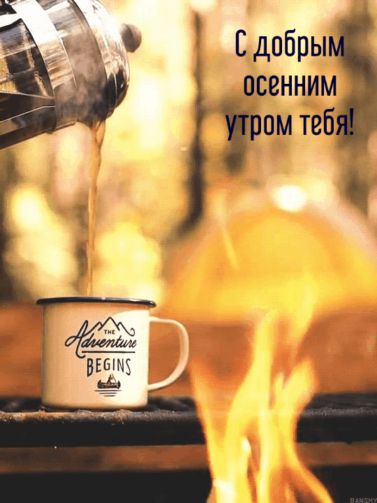 С добрым осенним утром тебя!