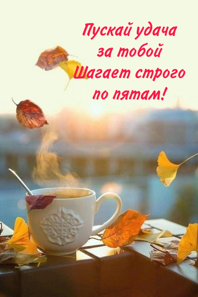 Пускай удача за тобой шагает строго по пятам!