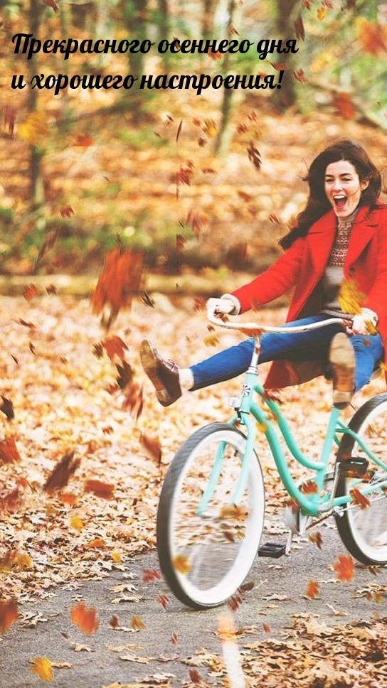 Прекрасного осеннего дня и хорошего настроения!