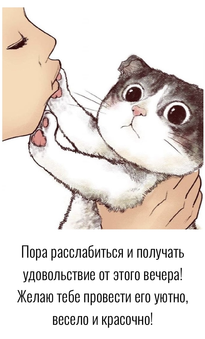 Пора расслабиться и получать удовольствие от этого вечера!