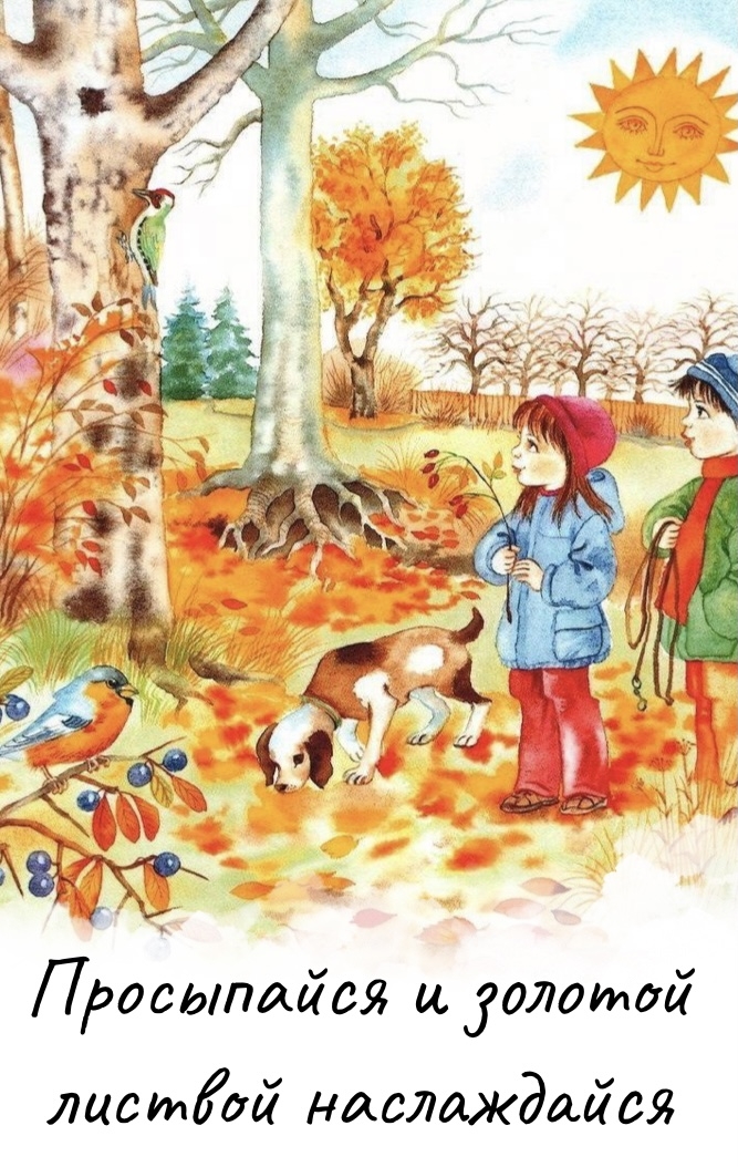 Просыпайся и золотой листвой наслаждайся