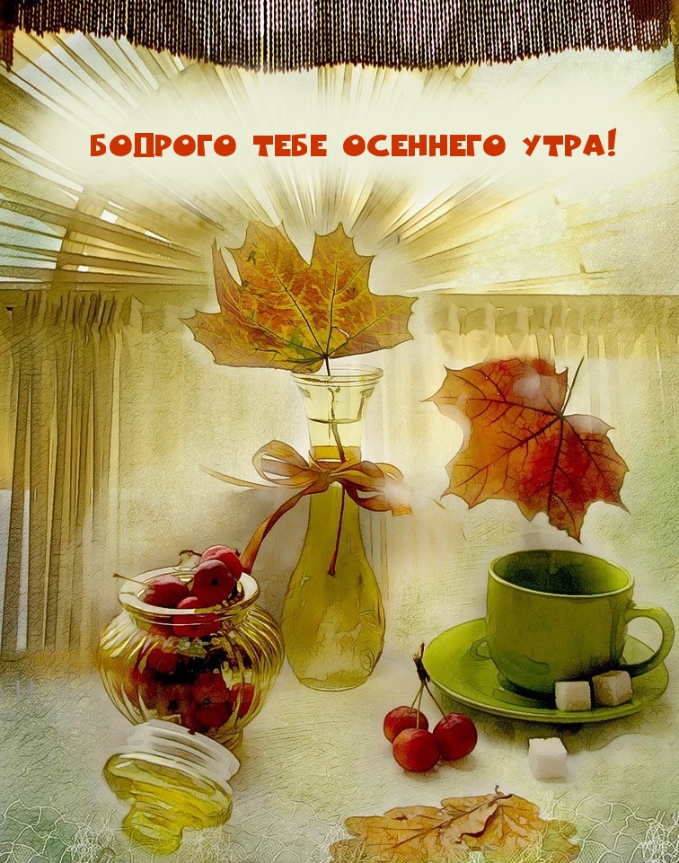 Бодрого тебе осеннего утра!