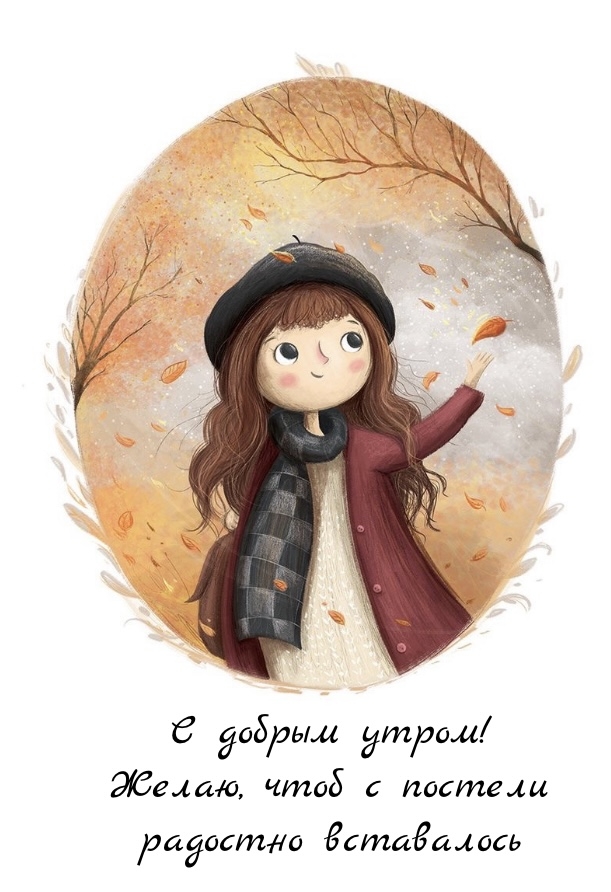 С добрым утром! Желаю, чтоб с постели радостно вставалось