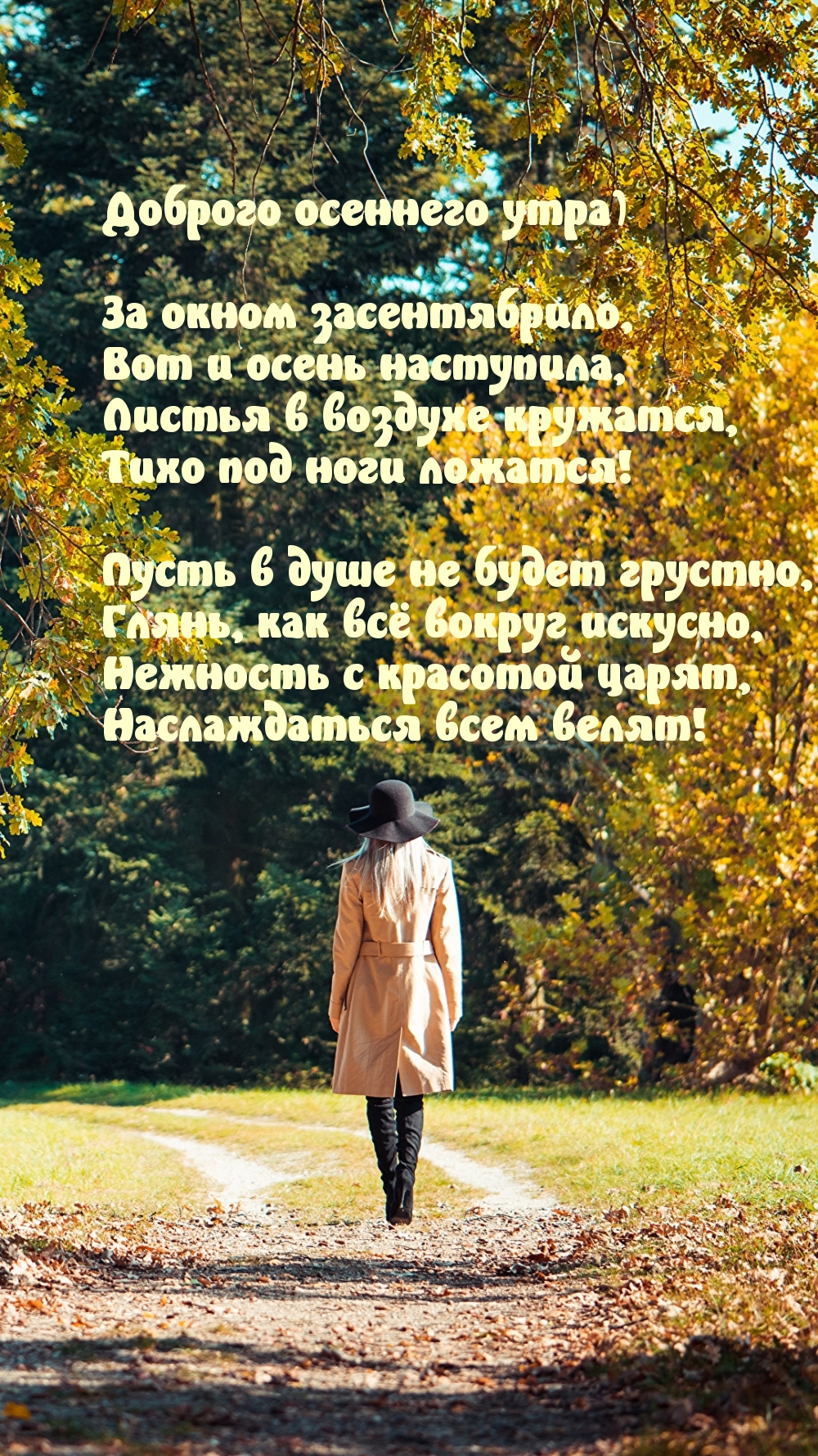 Доброго осеннего утра) За окном засентябрило