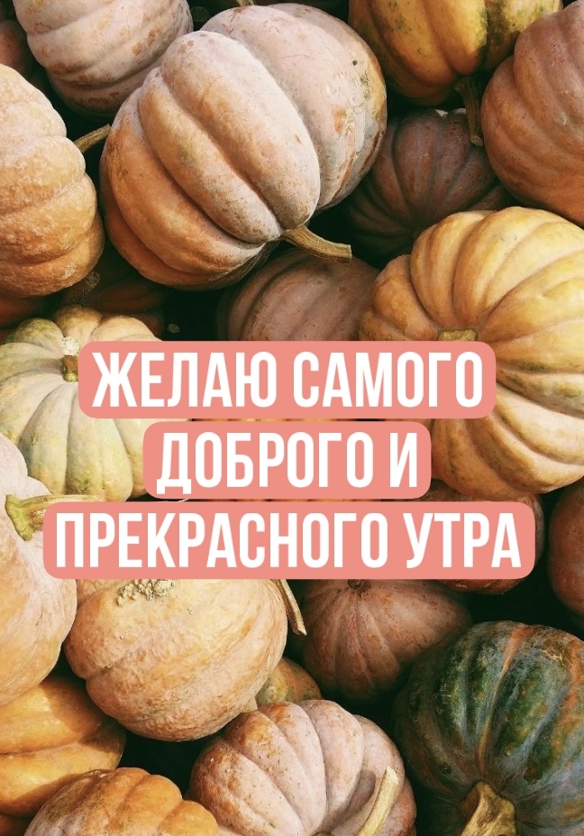 Желаю самого доброго и прекрасного утра