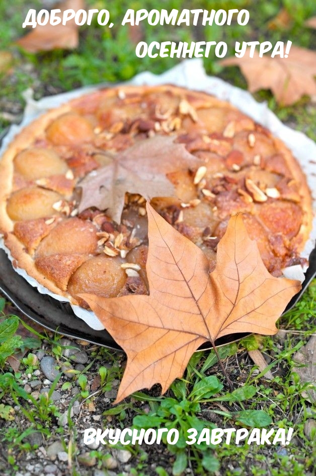 Доброго, ароматного осеннего утра! Вкусного завтрака!