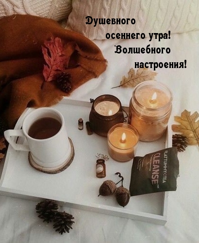 Душевного осеннего утра! Волшебного настроения!