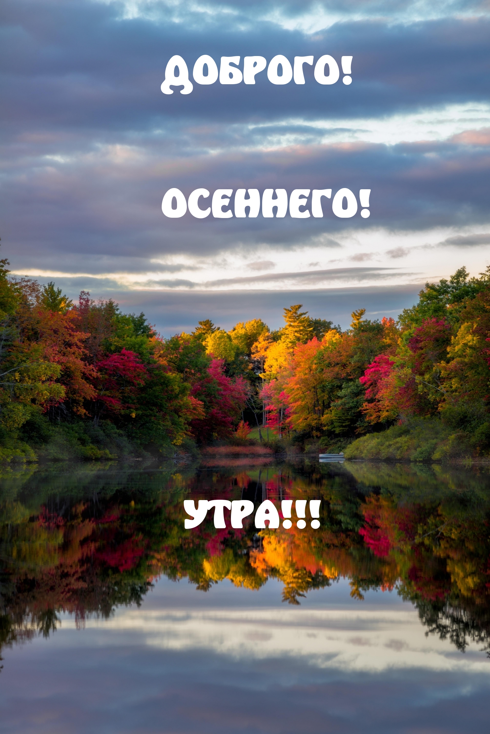 ДОБРОГО! ОСЕННЕГО! УТРА!
