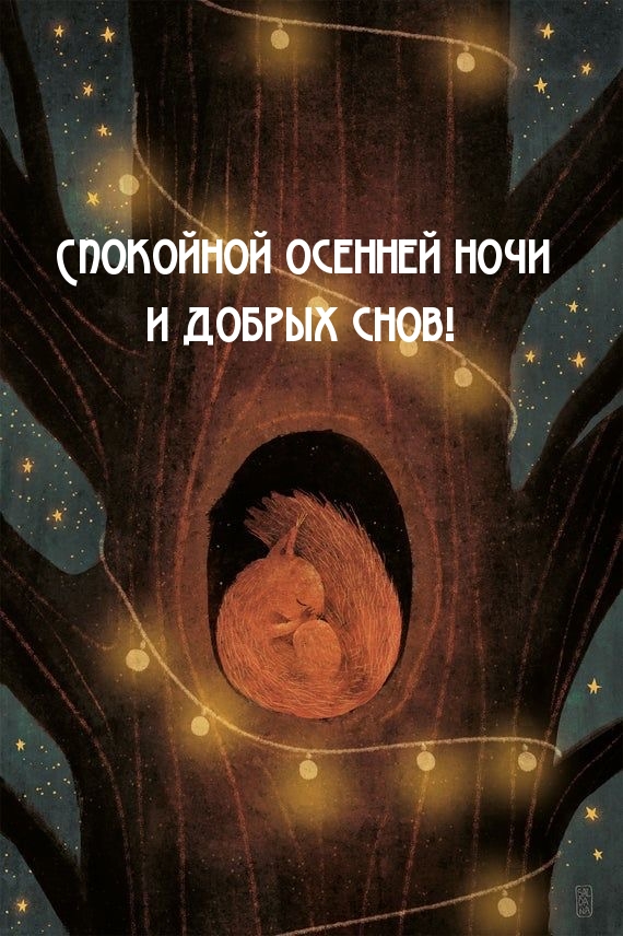 Спокойной осенней ночи и добрых снов!