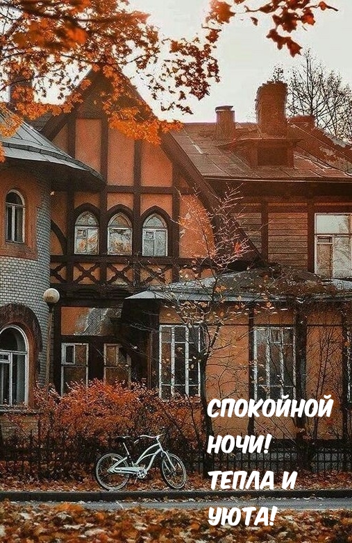 Спокойной ночи! Тепла и уюта!