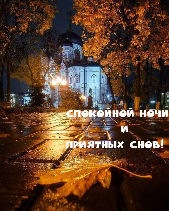 Спокойной ночи и приятных снов!