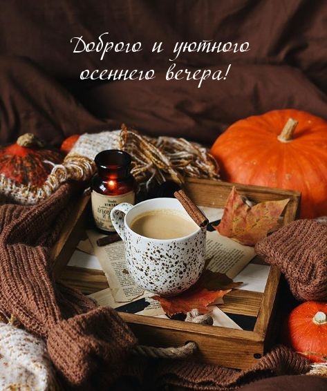 Доброго и уютного осеннего вечера!