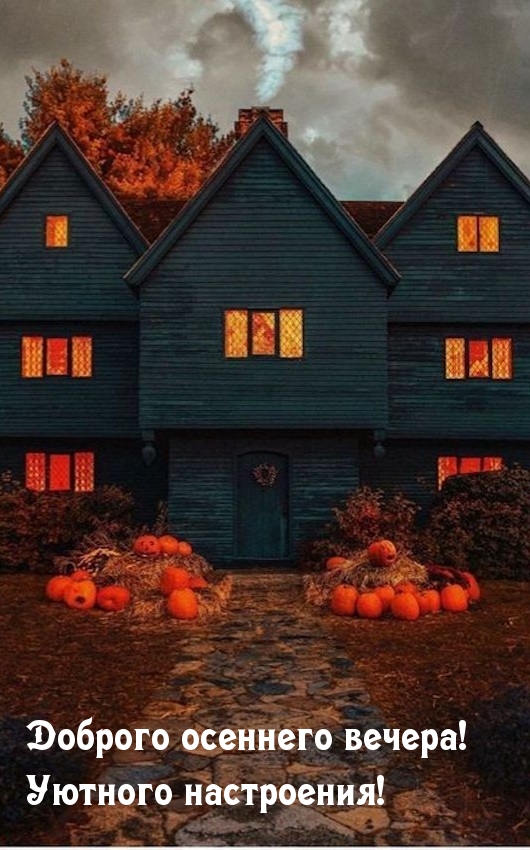 Доброго осеннего вечера! Уютного настроения!