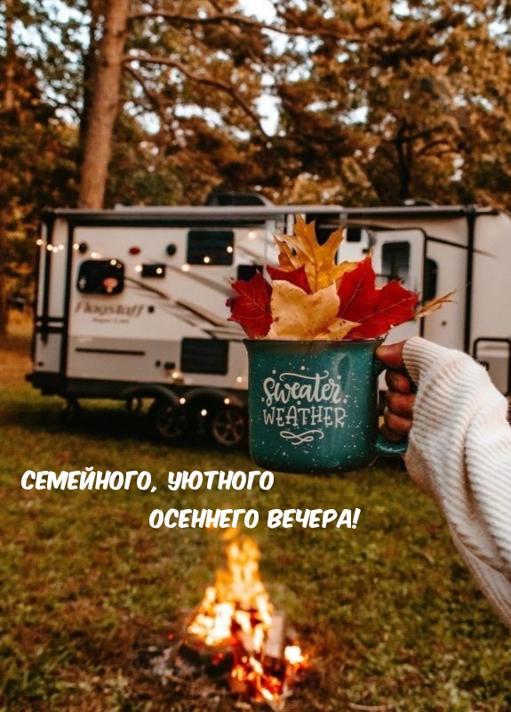 Семейного, уютного осеннего вечера!