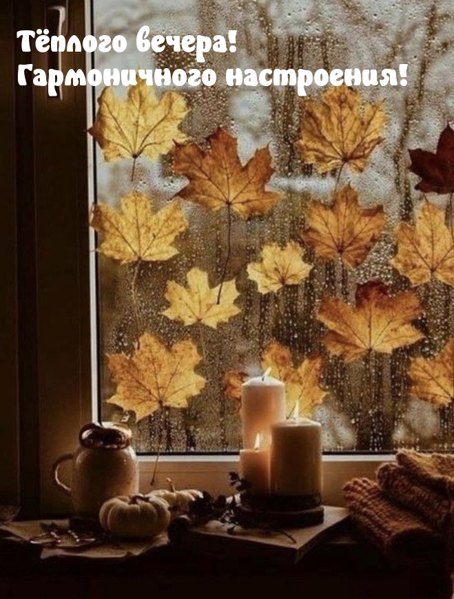Тёплого вечера! Гармоничного настроения!