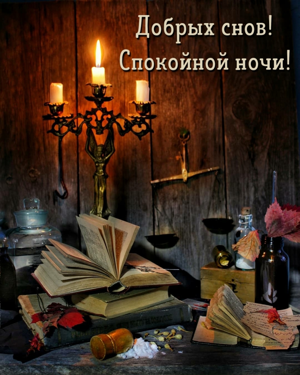Добрых снов! Спокойной ночи!