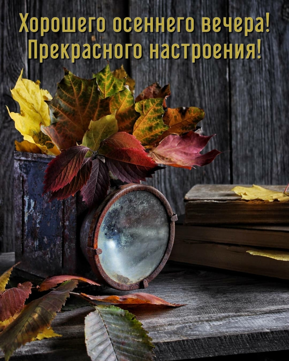 Хорошего осеннего вечера! Прекрасного настроения!