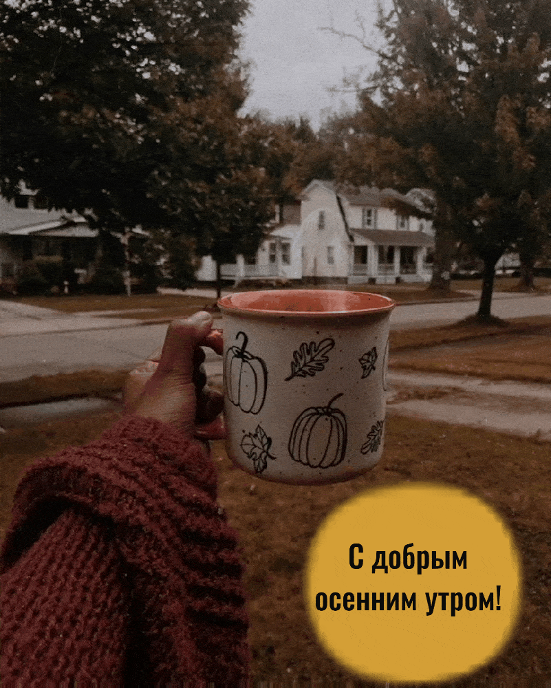 С добрым осенним утром!