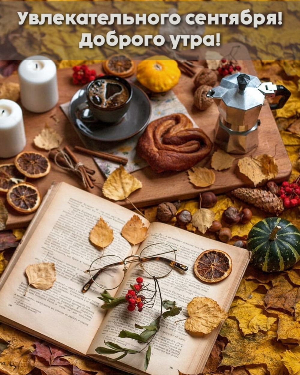 Увлекательного сентября! Доброго утра!