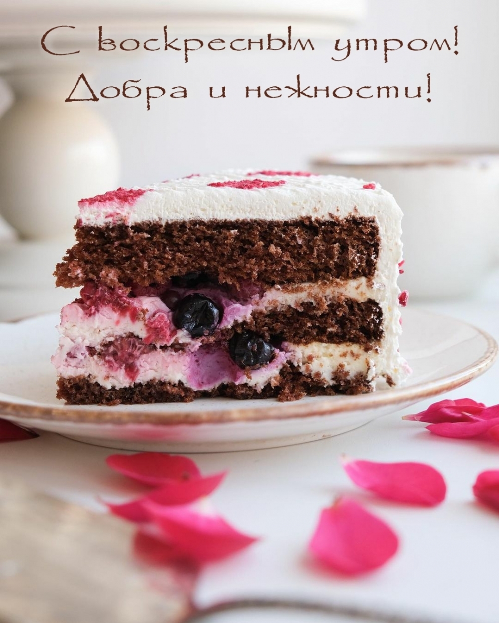 С воскресным утром! Добра и нежности!