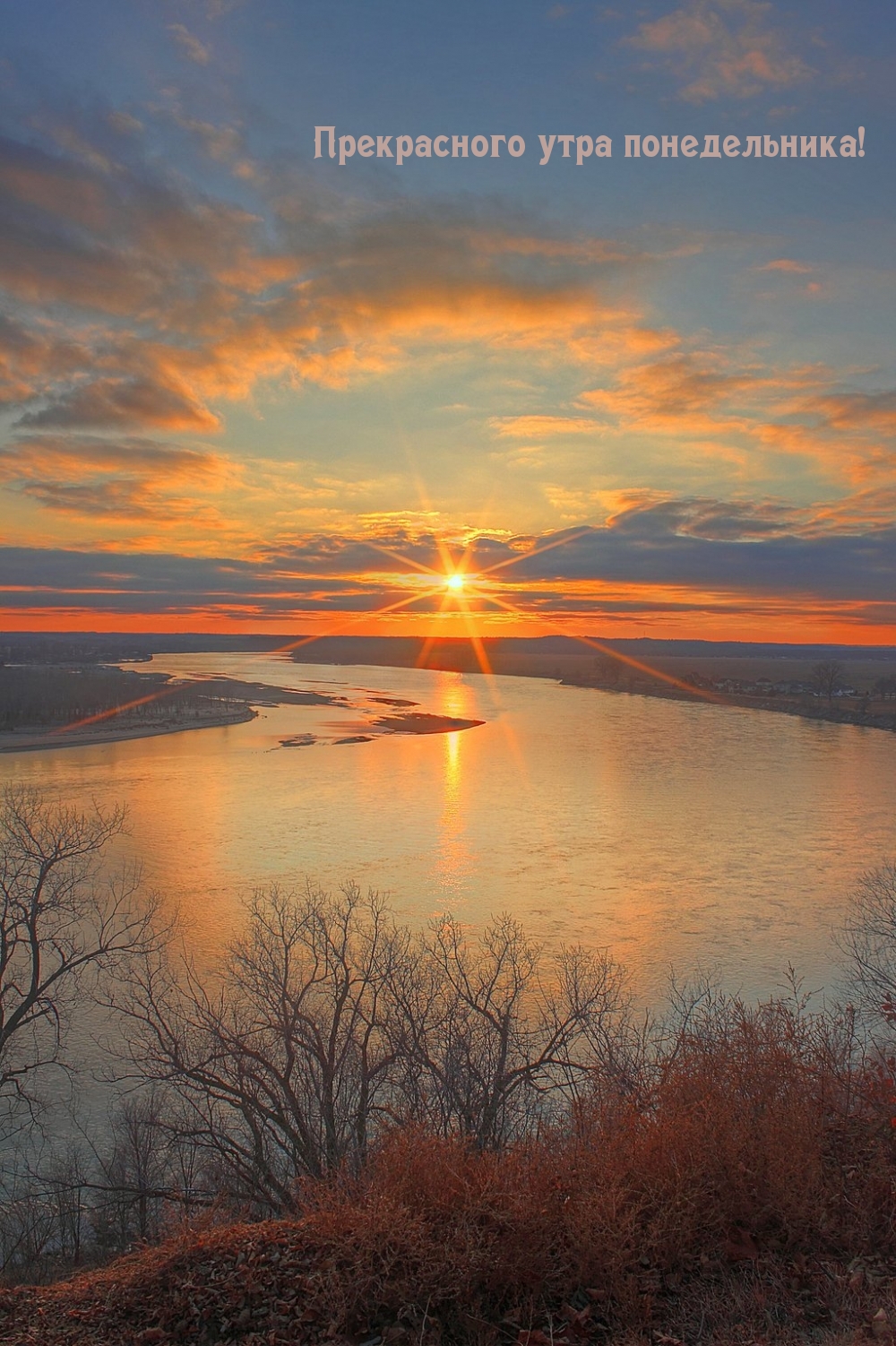Прекрасного утра понедельника!