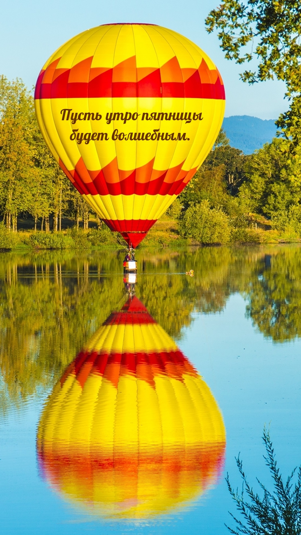 Пусть утро пятницы будет волшебным.