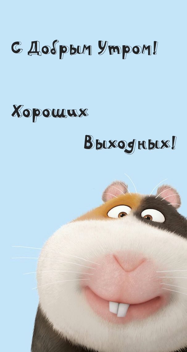С Добрым Утром! Хороших Выходных!
