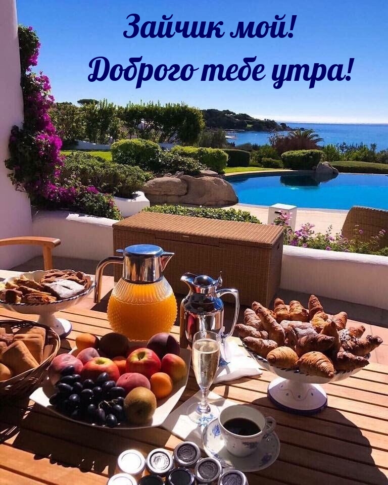 Зайчик мой! Доброго тебе утра!