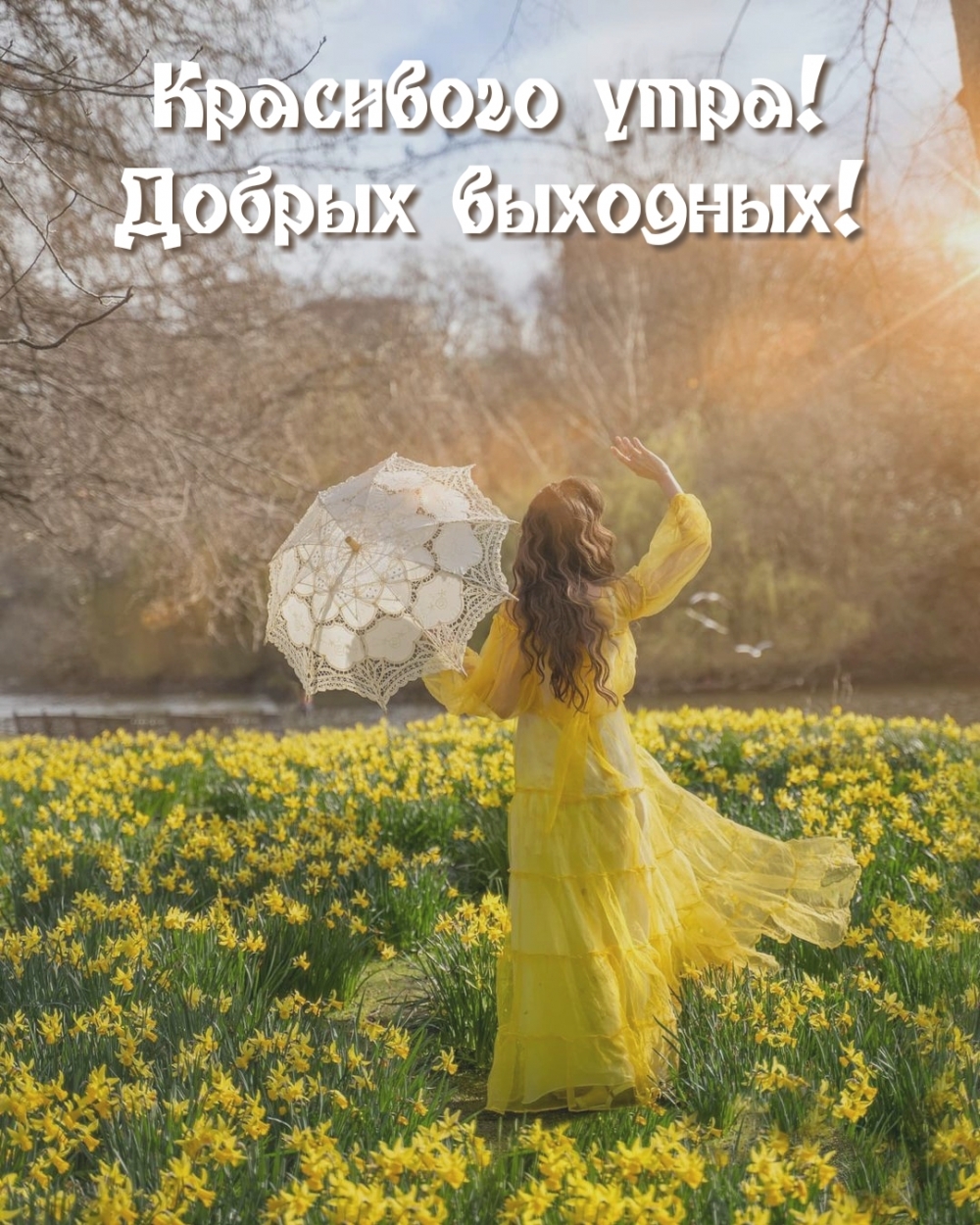 Красивого утра! Добрых выходных!