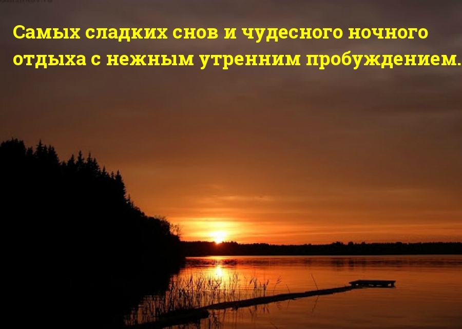 Самых сладких снов и чудесного ночного  отдыха