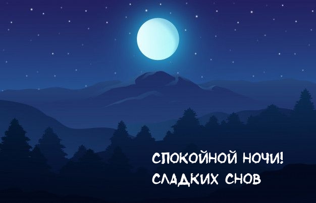 Спокойной ночи! Сладких снов