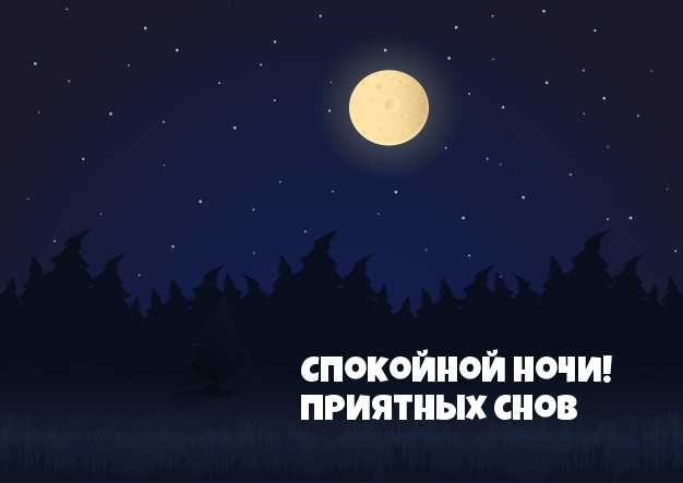 Спокойной ночи! Приятных снов