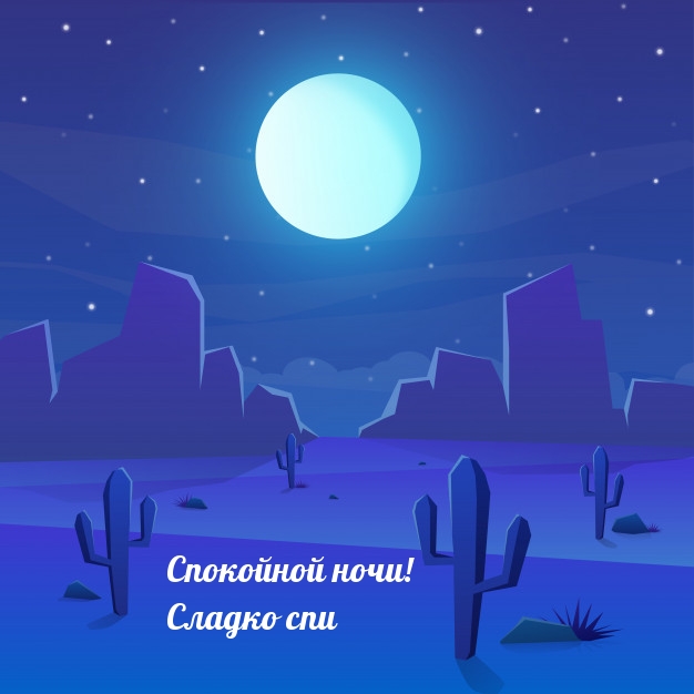 Спокойной ночи! Сладко спи