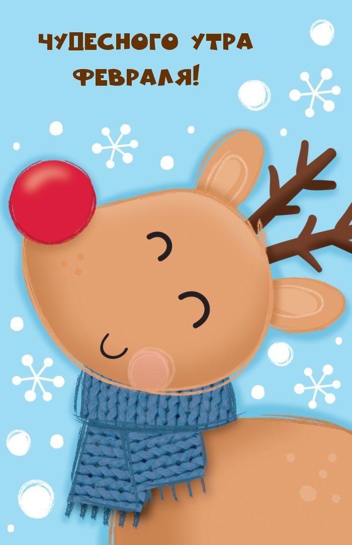 Чудесного утра февраля!