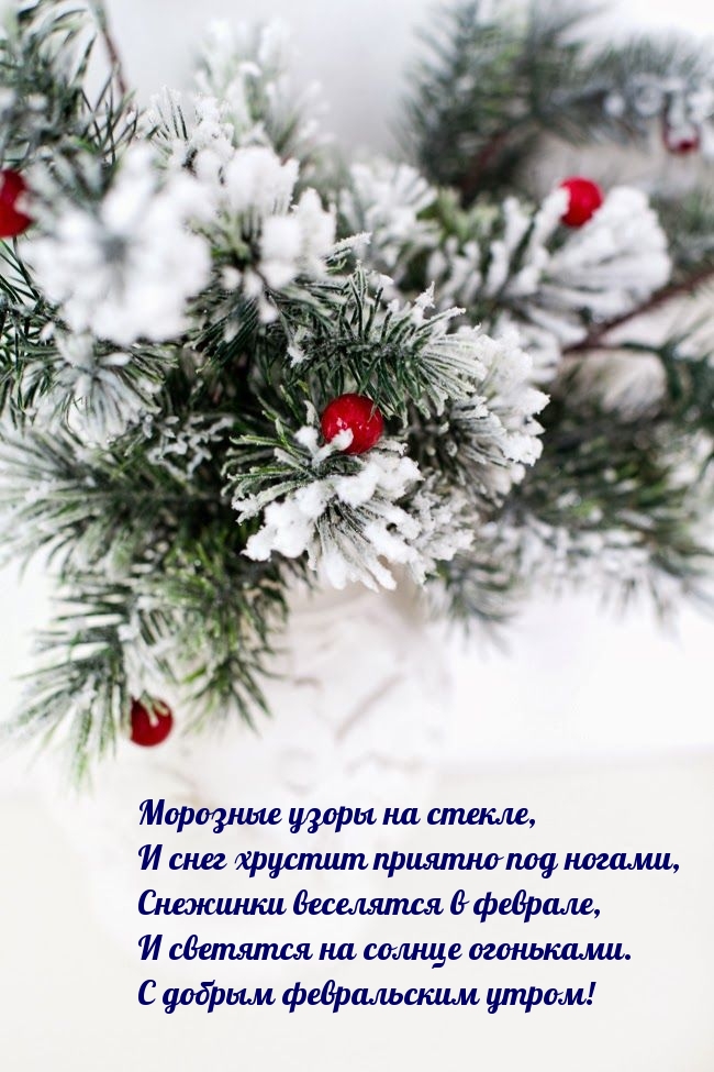 С добрым февральским утром!