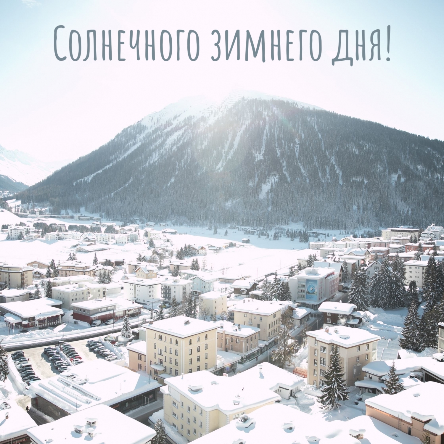 Солнечного зимнего дня!
