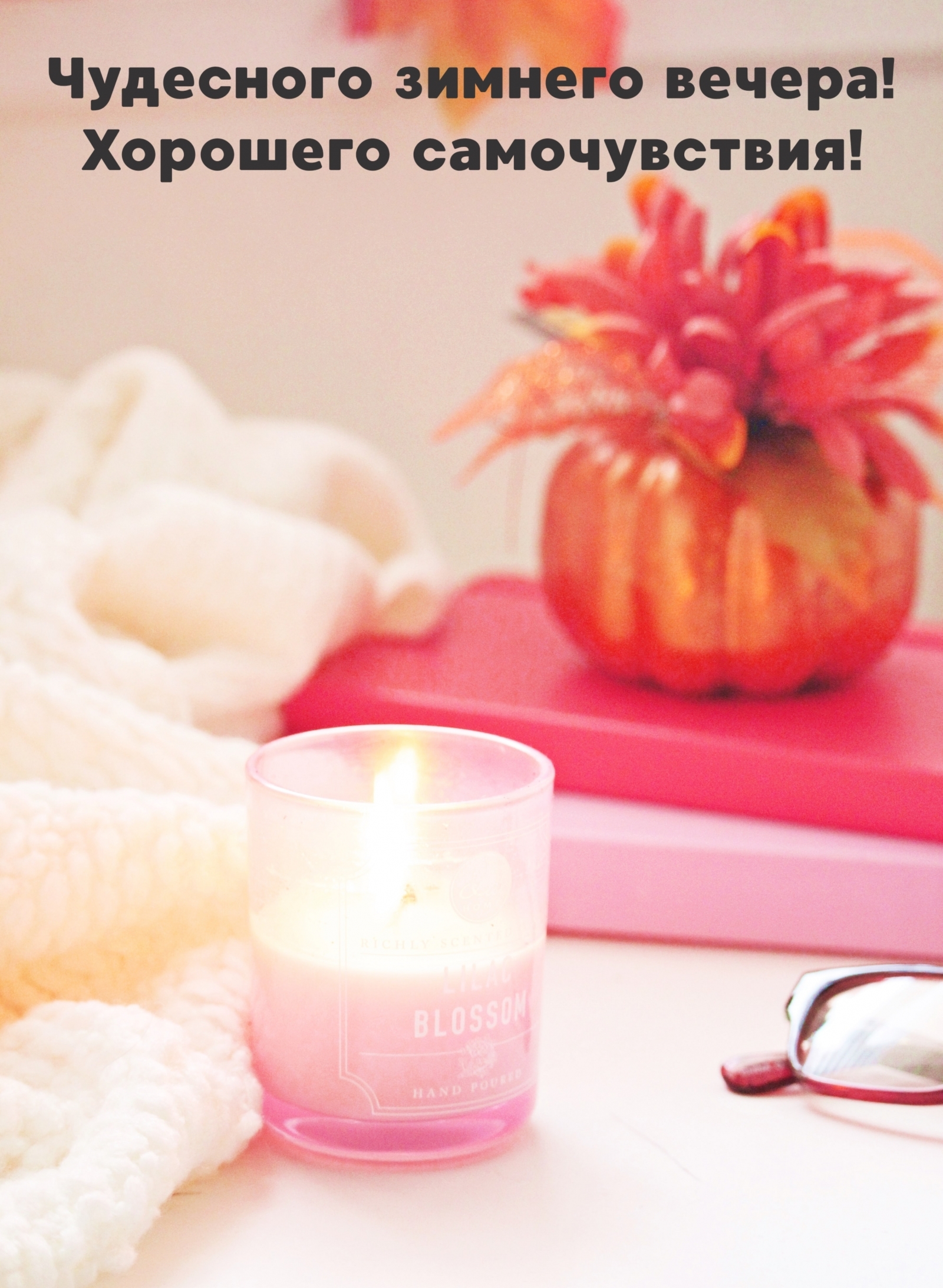 Чудесного зимнего вечера! Хорошего самочувствия!