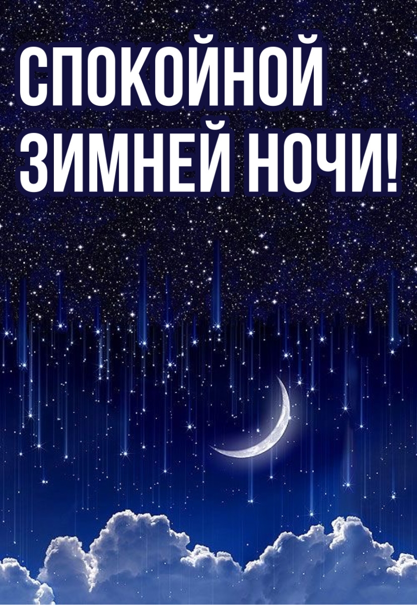 СПОКОЙНОЙ ЗИМНЕЙ НОЧИ!
