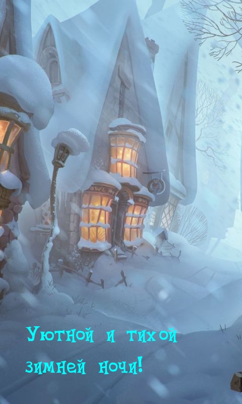 Уютной и тихой зимней ночи!
