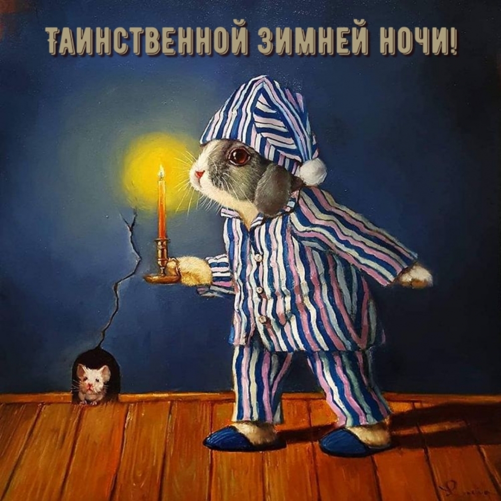 Таинственной зимней ночи!