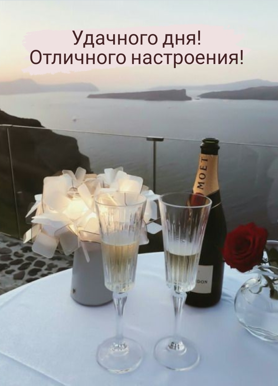 Удачного дня! Отличного настроения!