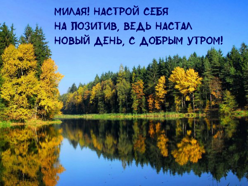 Милая, с новым днем,  с добрым утром!
